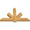 Ekena Millwork Kennewick Rough Sawn Timber Gable Bracket, Western Red Cedar, 60"W x 38"H x 4"D x 6"F, 15/12 Pitch GBW060X38X0406KEN00RWR - alternate 5
